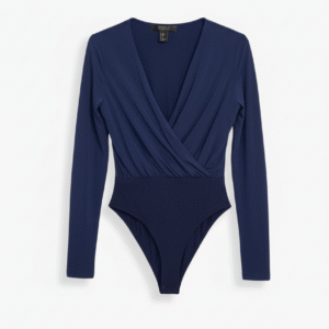 Codigo-4  Puntos 25 Blusa Halter Drapeada Azul Marino Talla S - ¡Envío GRATIS!