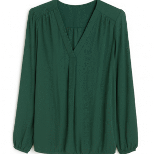 Codigo-16  Puntos 20 Blusa Verde Esmeralda Fluida Talla S - ¡Envío GRATIS!
