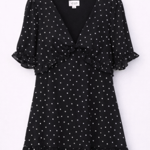 Codigo-29  Puntos 20: Vestido negro con lunares  Talla M | ENVÍO GRATIS