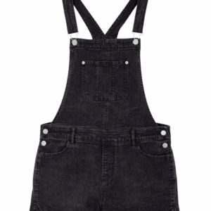 Codigo-73 Puntos 20 :Overol short de mezclilla negro talla L | Envío gratis