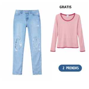 Codigo-61 Puntos 20: Pantalón de mujer Talla 7 + suéter GRATIS | Envío gratis