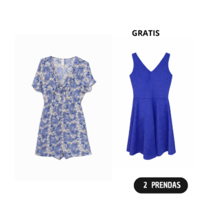 Codigo-40 Puntos 20 Pack 2 vestidos para mujer | Vestido principal Talla S (ajusta hasta M) + Vestido GRATIS Talla L | Envío gratis