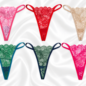 Codigo-111-Panty Hilo de Encaje Semitransparente – Talla S