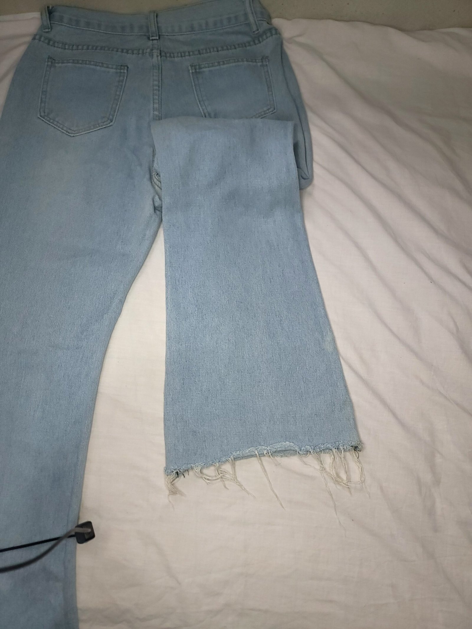 Jeans Rectos con Rasgados en las Rodillas - Imagen 5