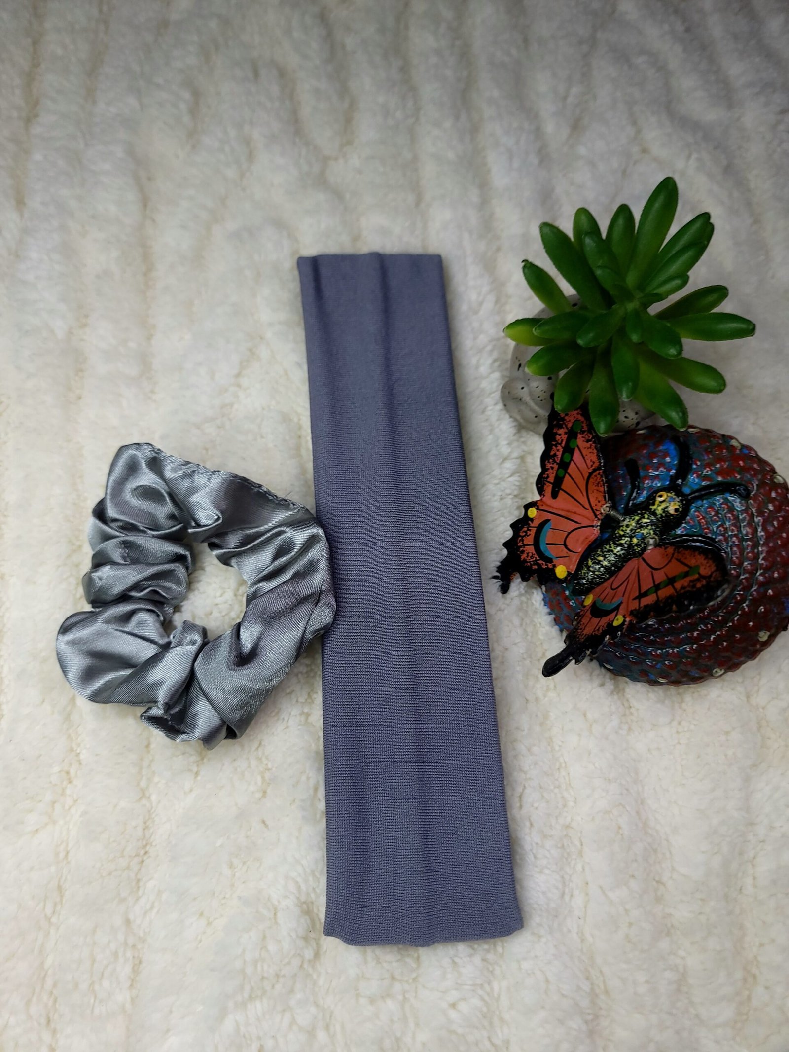 Set de 1 Vincha Elástica y 1 Cola para Cabello - Imagen 2