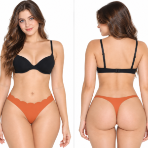 Tanga femenina básica de tiro bajo talla L