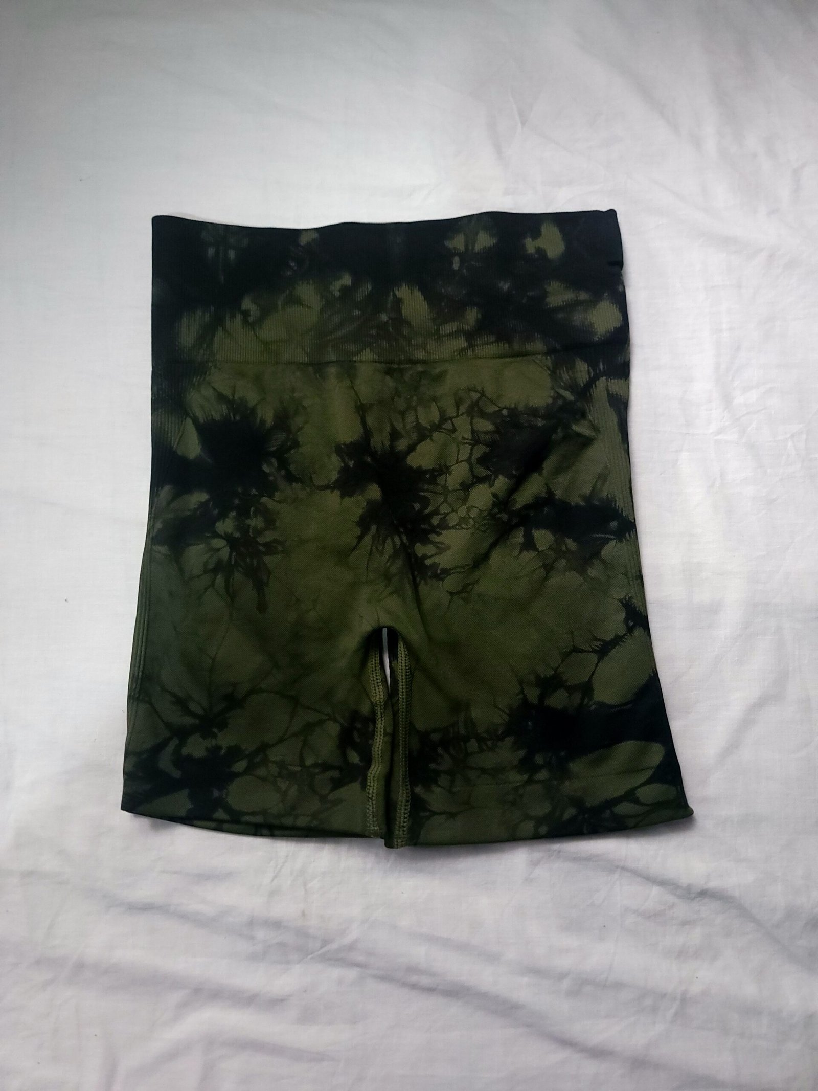 Shorts biker verde olivo - Imagen 2