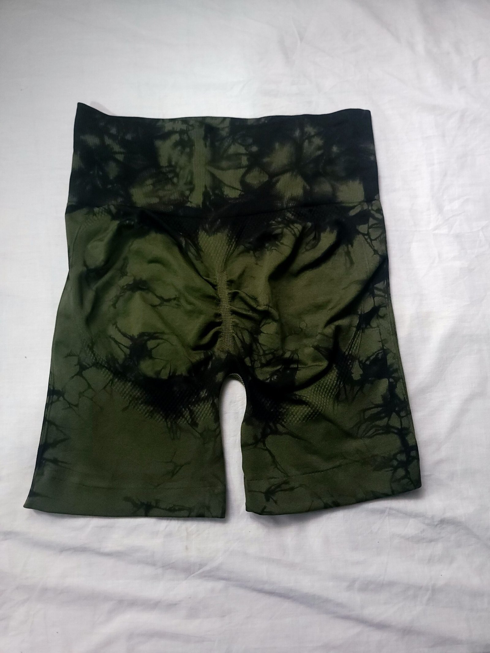 Shorts biker verde olivo - Imagen 3