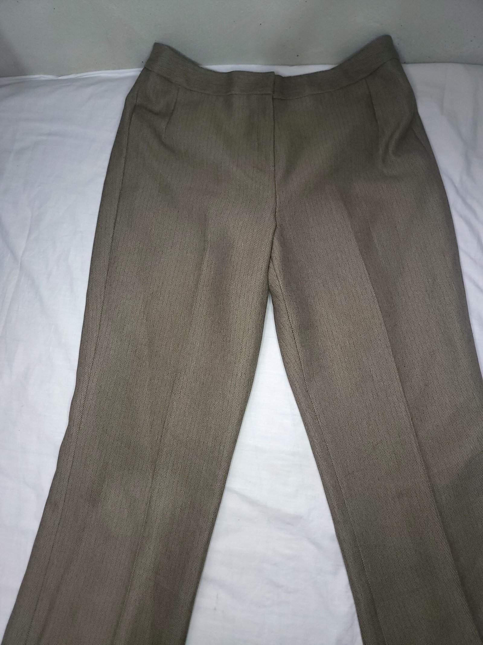 Pantalón de Vestir Gris de Pierna Ancha - Imagen 3