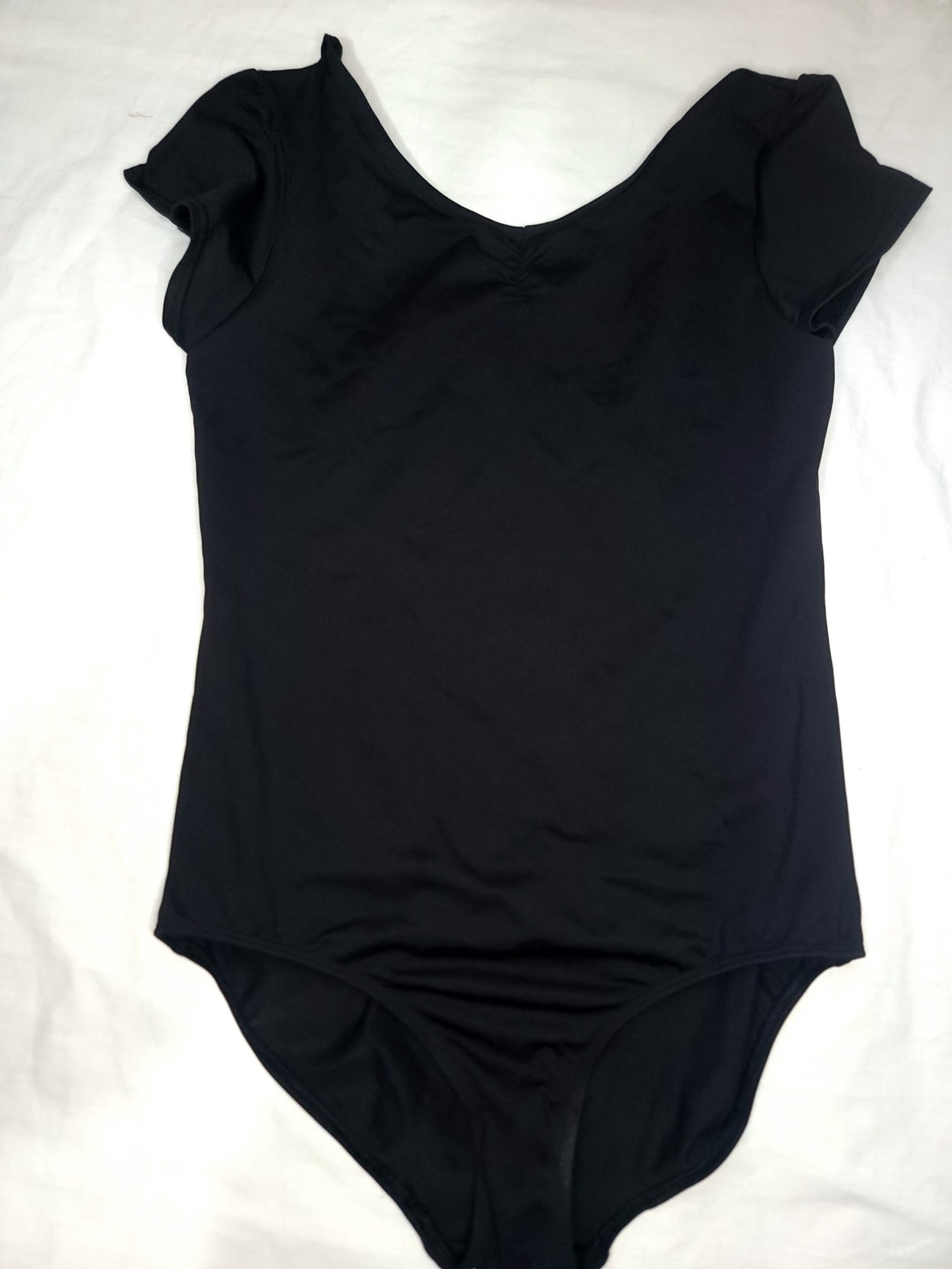 Blusa negra tipo body - Imagen 2