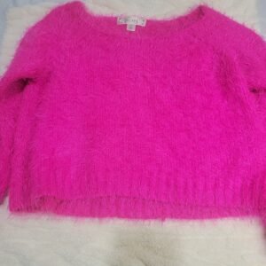 Suéter Fucsia de Tejido Peludo