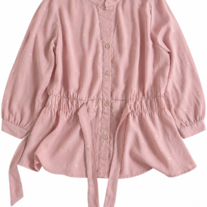 Blusa rosa con botones
