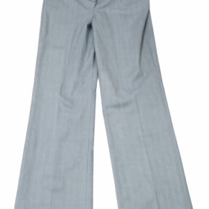 Pantalón de Tela de Pierna Ancha con Pinzas