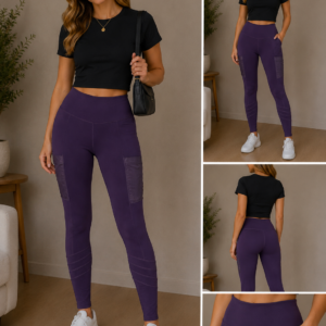 Leggings morados
