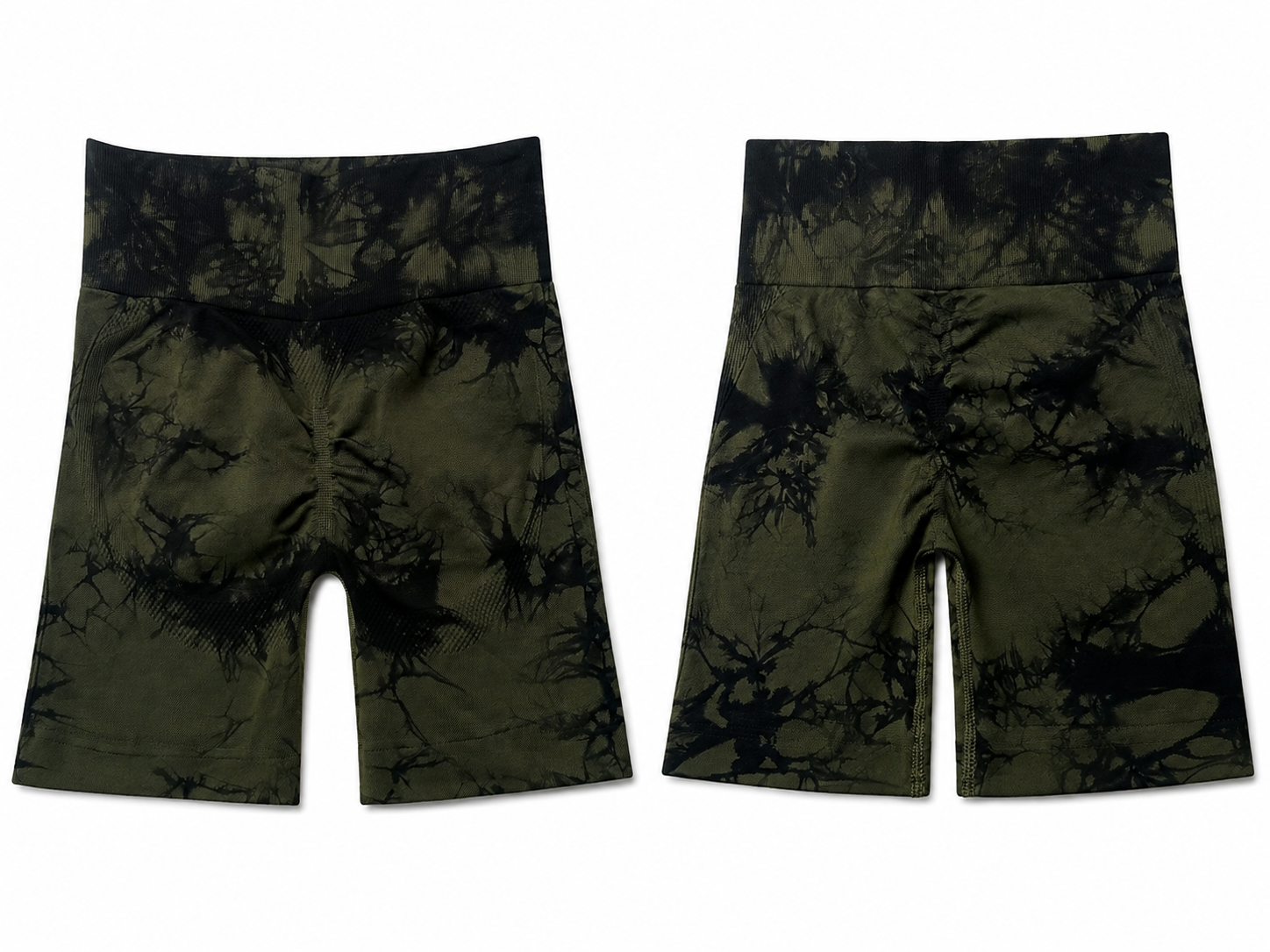 Shorts biker verde olivo